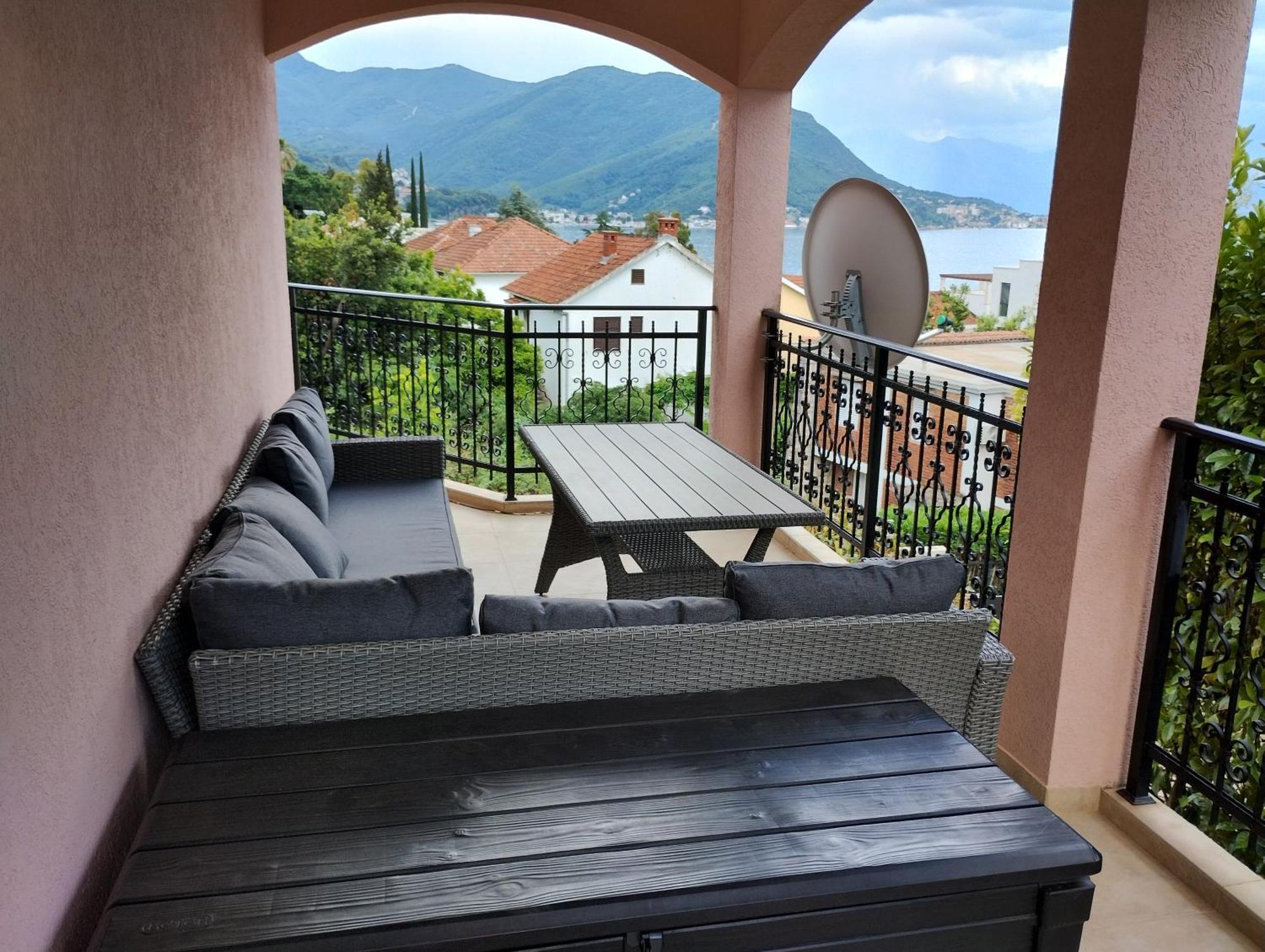 Vila Monteview Duplex Herceg Novi Exteriér fotografie